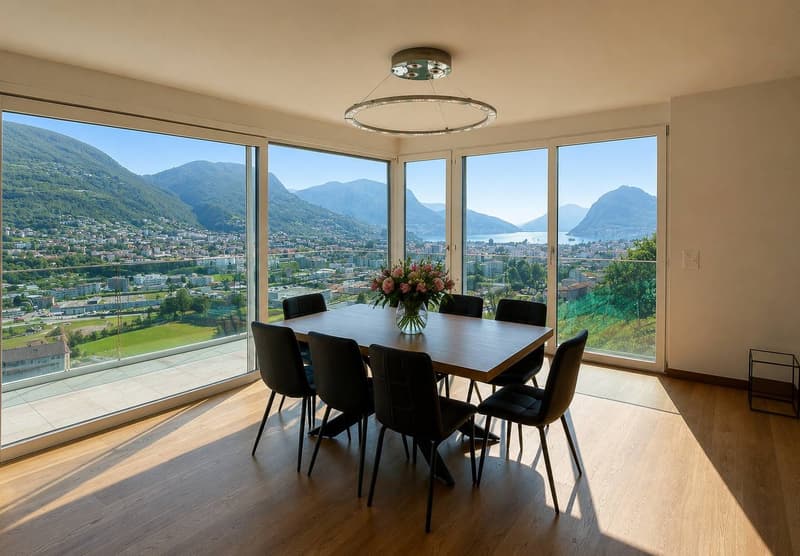 Elegante appartamento con vista lago mozzafiato (6)