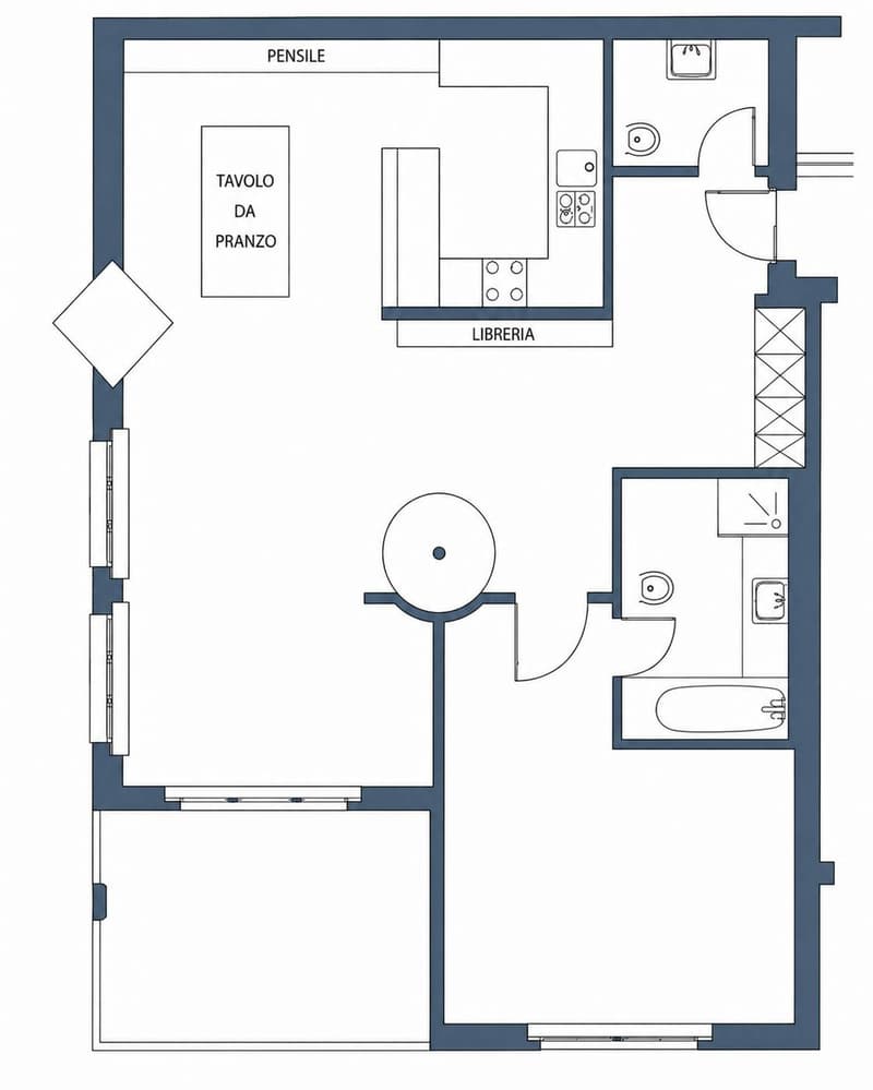 Duplex esclusivo con giardino privato e vista lago (20)