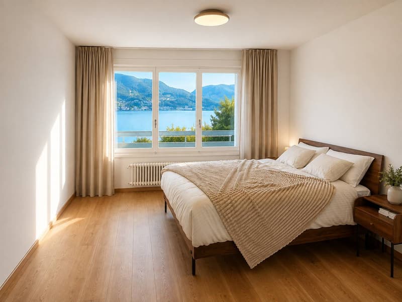Esclusiva casa vista lago tra Morcote e Figino (9)
