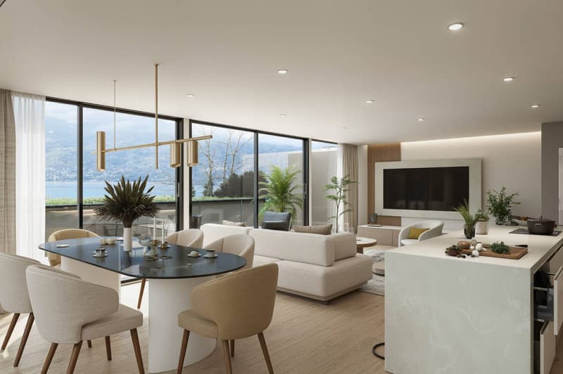 Figino, nuova residenza Casoro vista lago (5)