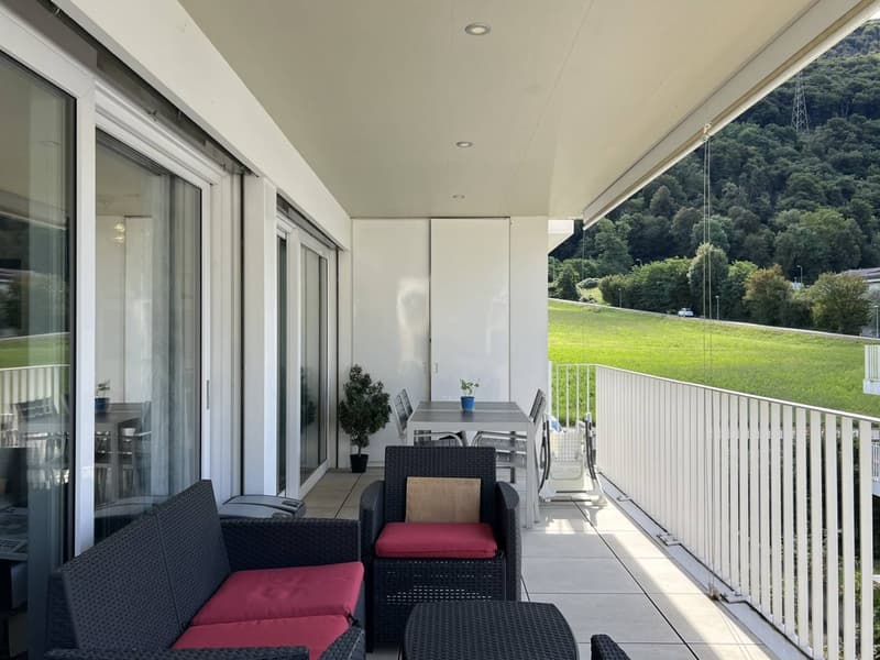 Moderno appartamento 3.5 locali con balcone a Barbengo (2)