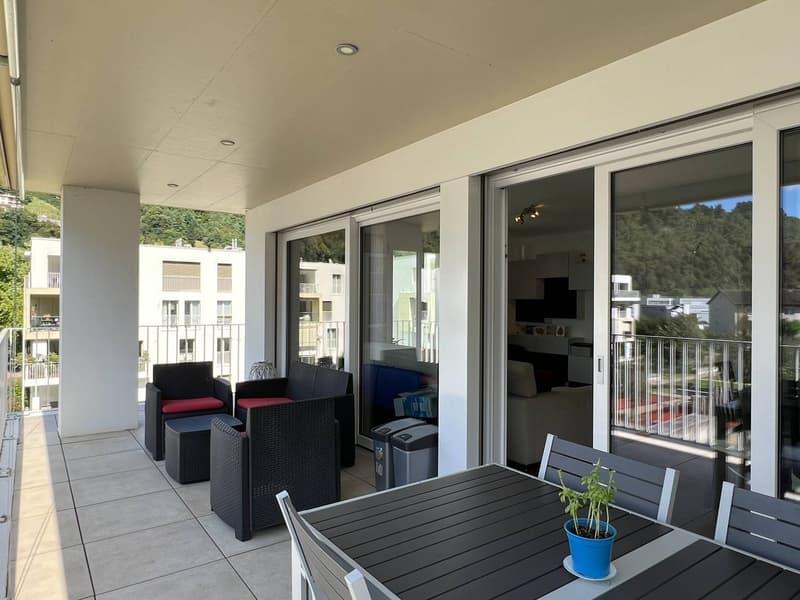 Moderno appartamento 3.5 locali con balcone a Barbengo (10)