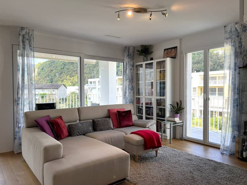 Moderno appartamento 3.5 locali con balcone a Barbengo (3)
