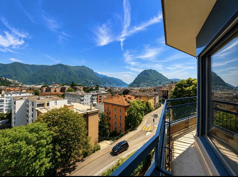 Luminoso appartamento di 4.5 locali con vista panoramica a Lugano (3)
