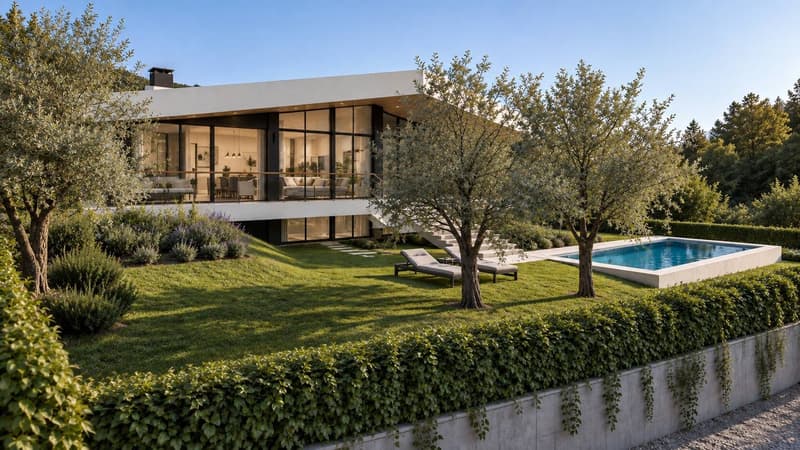 Stupenda villa unifamiliare con piscina. (3)