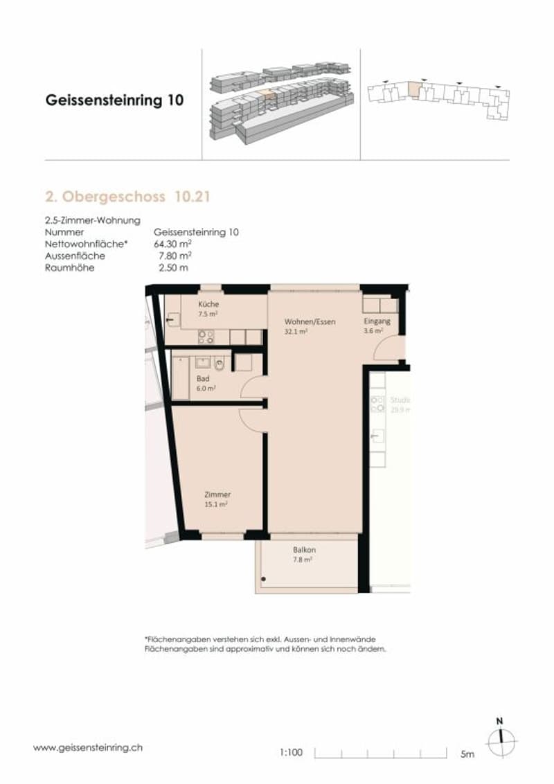 Moderne 2.5-Zimmerwohnung in der Neustadt Luzern Kopie (6)