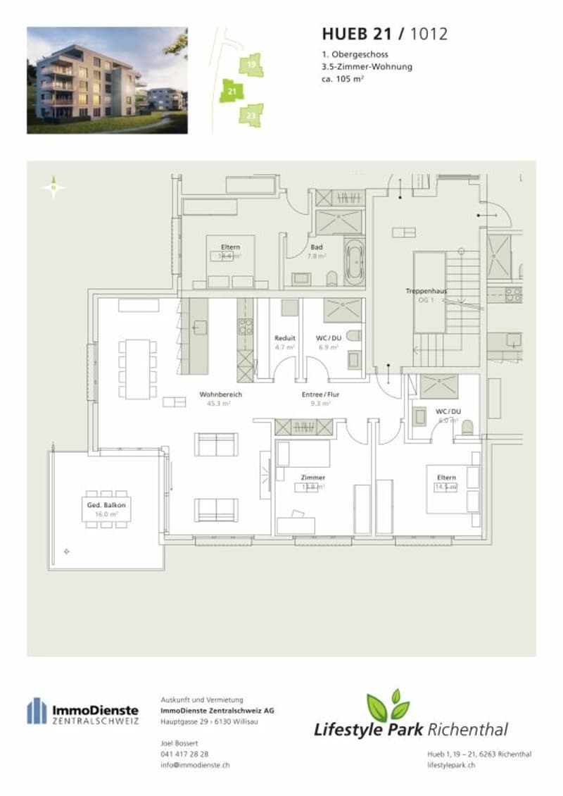 Grosszügige 3.5-Zimmerwohnung (5)