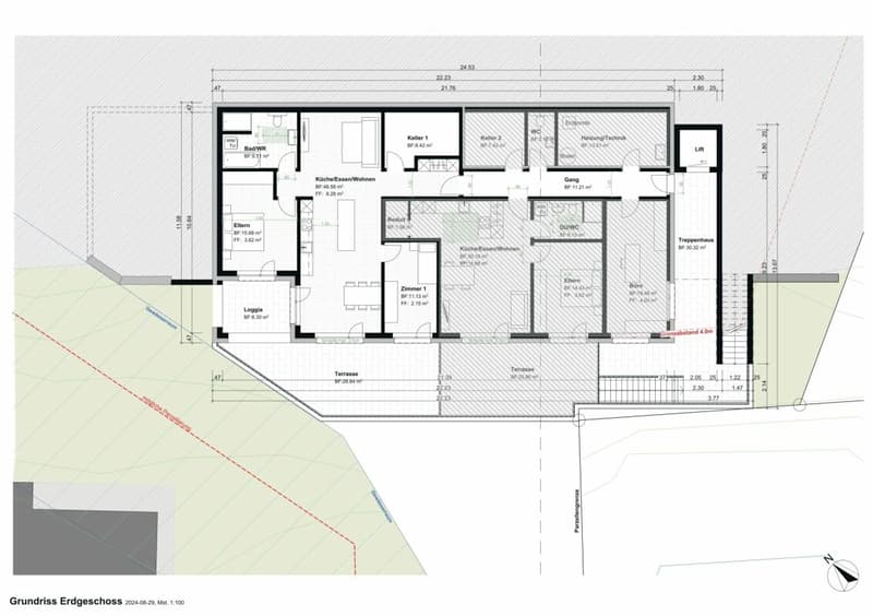 3.5-Zimmer-Neubauwohnung mit grosszügiger Terrasse und Loggia (4)