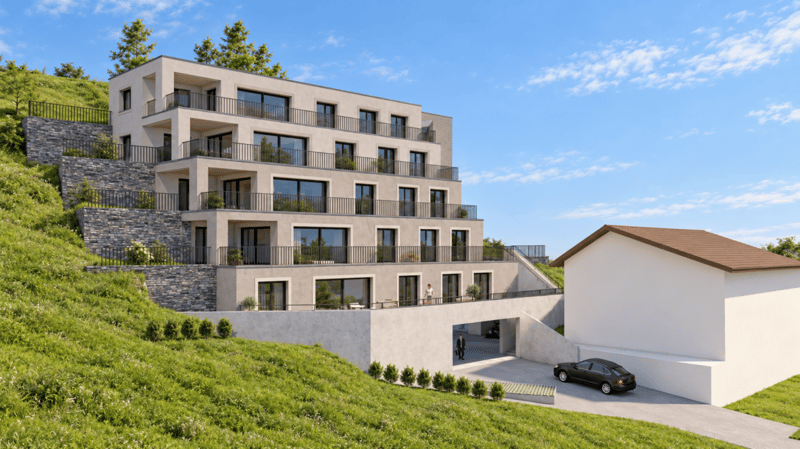 3.5-Zimmer-Neubauwohnung mit grosszügiger Terrasse und Loggia (1)