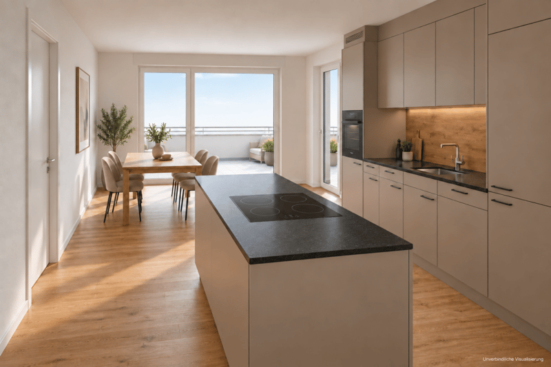 3.5-Zimmer-Neubauwohnung mit grosszügiger Terrasse und Loggia (2)