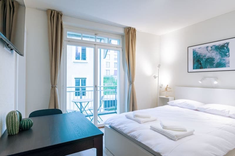 Charmantes Studio-Apartment mit Balkon in Zürich-Seefeld (2)
