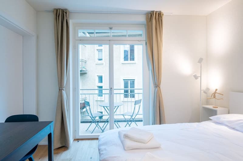 Charmantes Studio-Apartment mit Balkon in Zürich-Seefeld (9)
