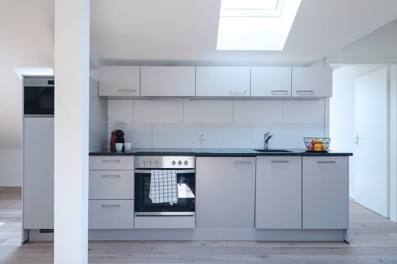 Helle 3 Zimmer Dachwohnung mit Aussicht in Zürich Wiedikon (13)
