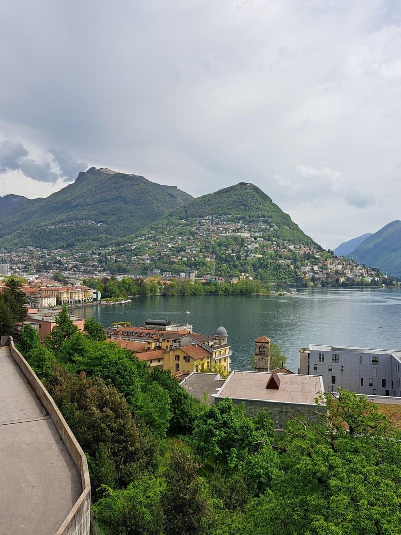 Appartamento 3.5 locali, centro Lugano con splendida vista lago, arredato (11)