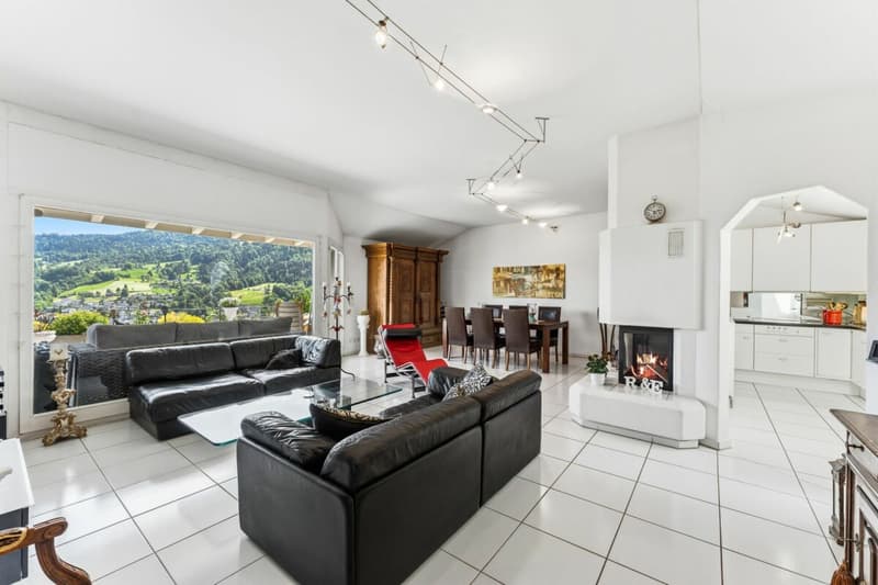 Thronen über den Dächern von Kriens am Sonnenberg - 4.5-Zimmer-Attika-Maisonette-Terrassenwohnung (5)