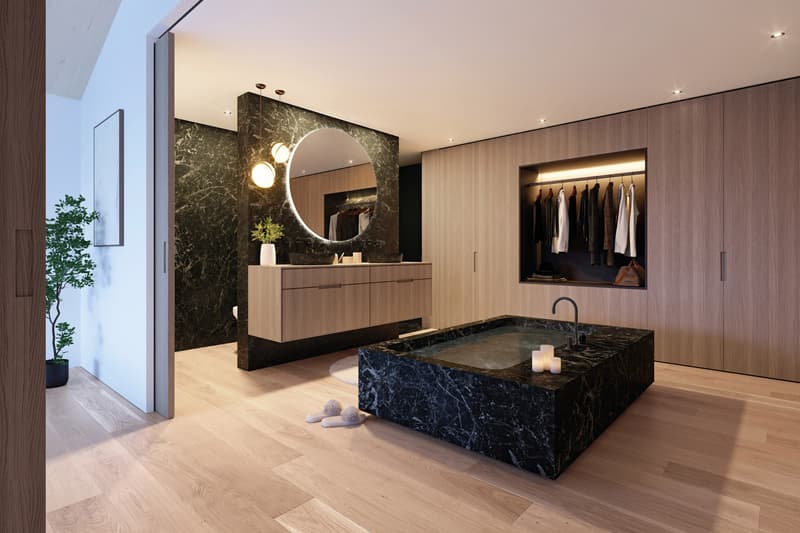 Badezimmer und Ankleide