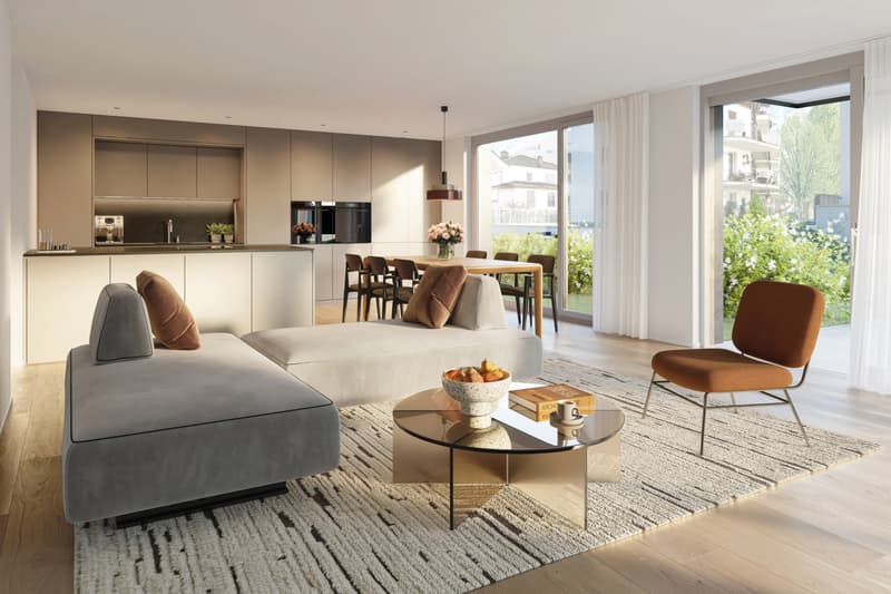Wohnraum Parterre Wohnung