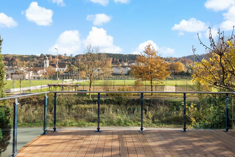 Terrasse beim Wohnbereich