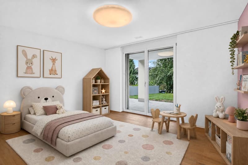 Helles Kinderzimmer