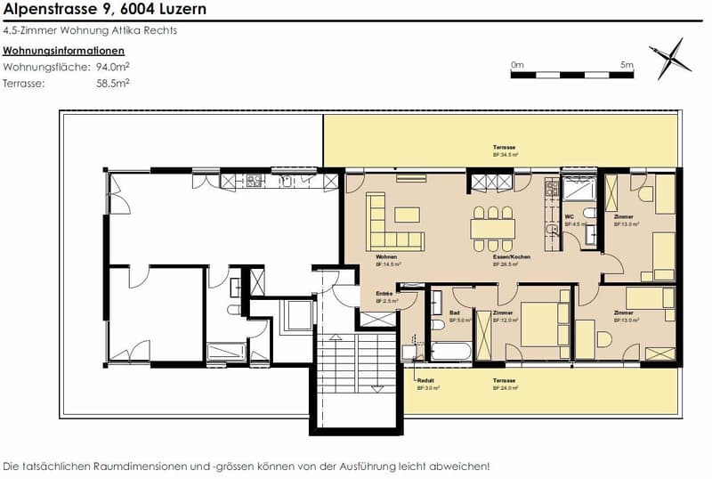 Cet appartement vous laissera sans voix - attique de rêve avec vue panoramique à Lucerne (14)