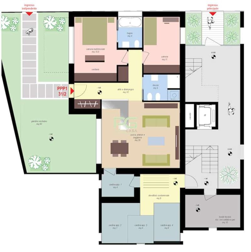 Appartement 3.5 pièces avec jardin (3)