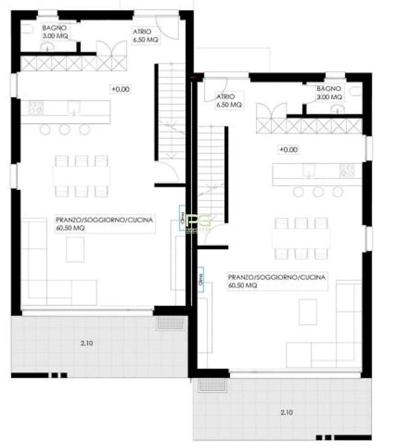 Grandes maisons jumelles avec grand jardin (7)