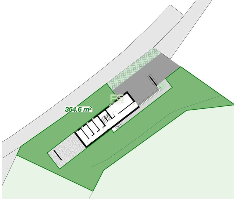Buildable land with approved project for 4 modern apartments (6)