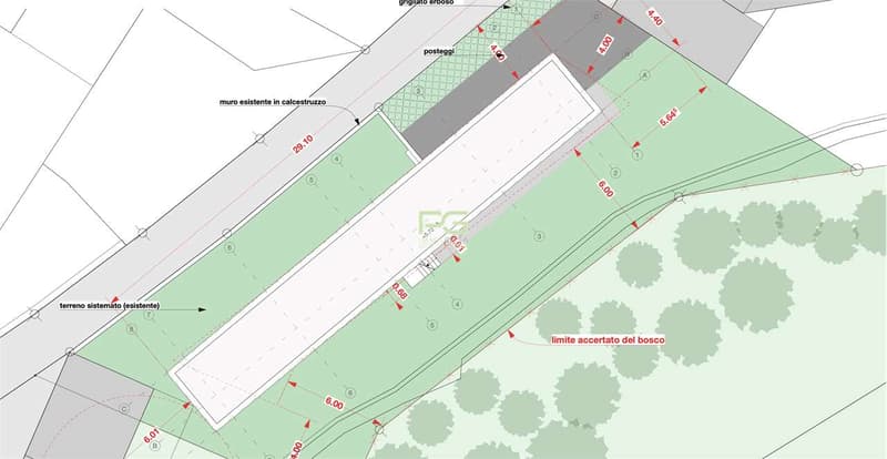 Buildable land with approved project for 4 modern apartments (5)