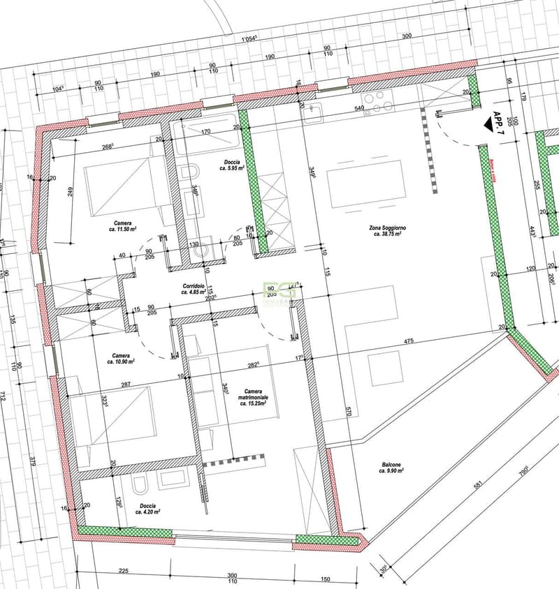 Nuovo appartamento in zona centrale a Giubiasco (6)