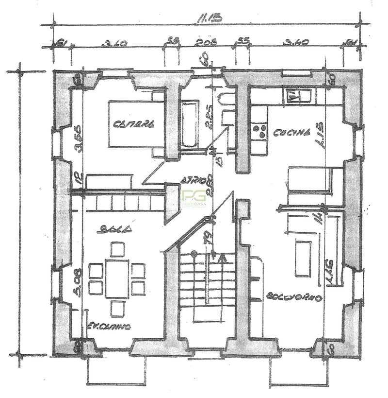 Casa bifamiliare con giardino in ottima posizione (12)