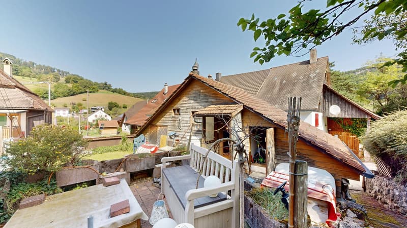 Gartenfläche rund um die "alte Schmitte"