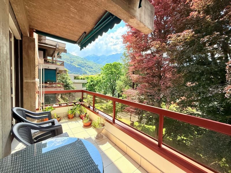 Appartement spacieux 3.5 pièces avec terrasse - situation privilégiée à Bellinzona (4)