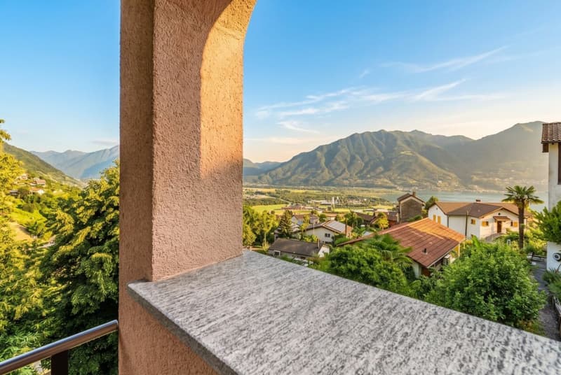 Tenero-Contra splendida casa vista lago in seconda residenza (3)