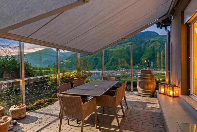 Esclusiva Casa immersa nella natura vista lago a 180° (2)