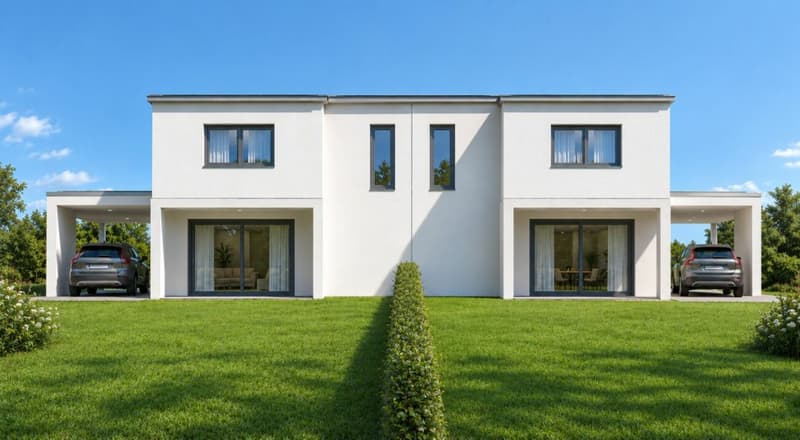 terreno con progetto approvato - splendide case unifamiliari a Camignolo (1)