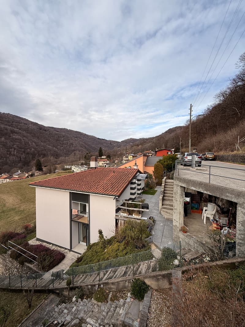 TESSERETE - MAISON UNIFAMILIALE AVEC VUE PANORAMIQUE À VENDRE (21)