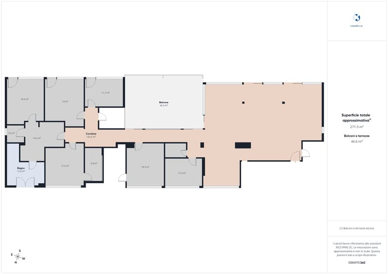 MASSAGNO - bright attic for rent (16)