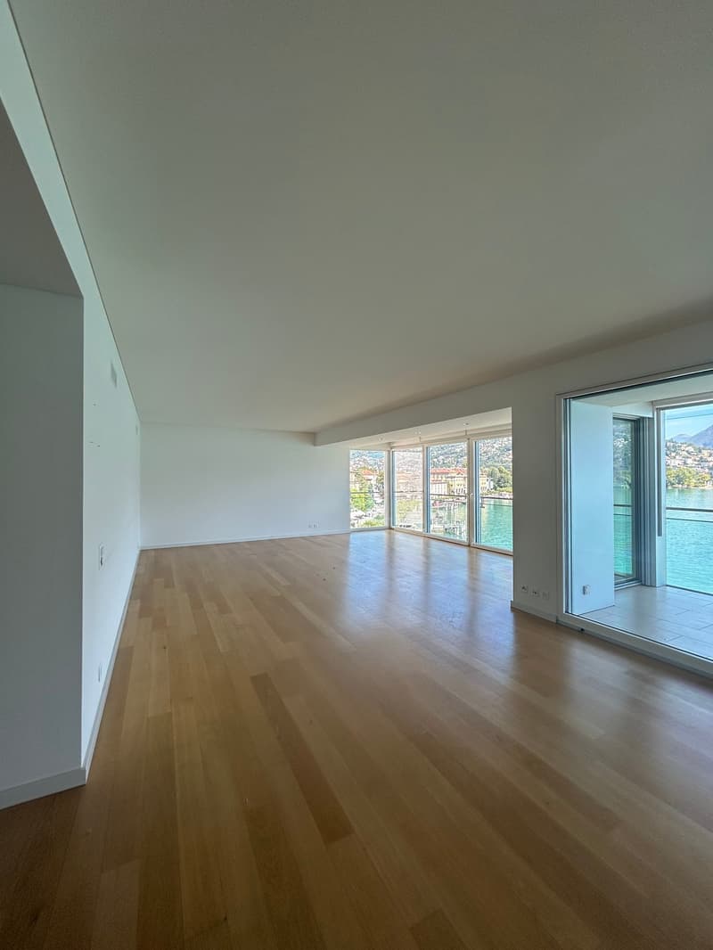 LUGANO - LUMINOSO APPARTAMENTO DI 4.5 LOCALI VISTA LAGO (2)