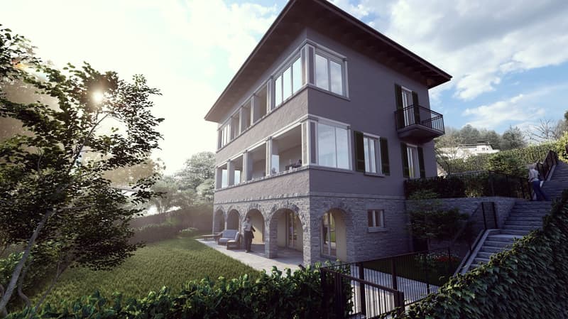 Splendido appartamento da 3.5 locali con giardino e panorama (1)