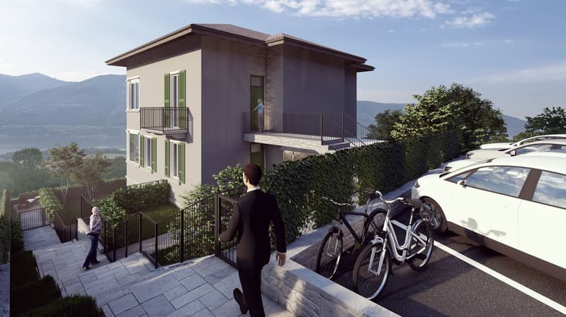 Splendido appartamento da 3.5 locali con giardino e panorama (4)