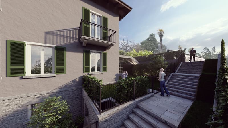Splendido appartamento da 3.5 locali con giardino e panorama (3)