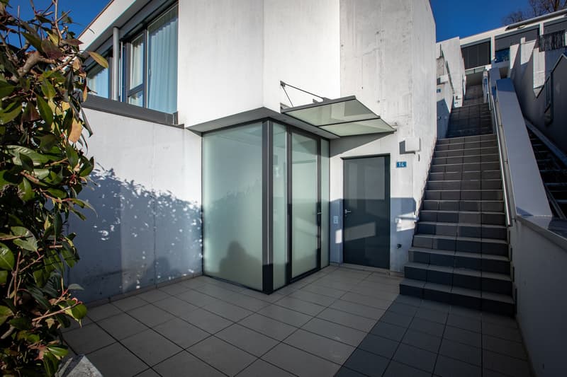 Oasi di prestigio a 10 minuti dal centro di Lugano: Moderno 3.5 locali con ampio giardino (2)
