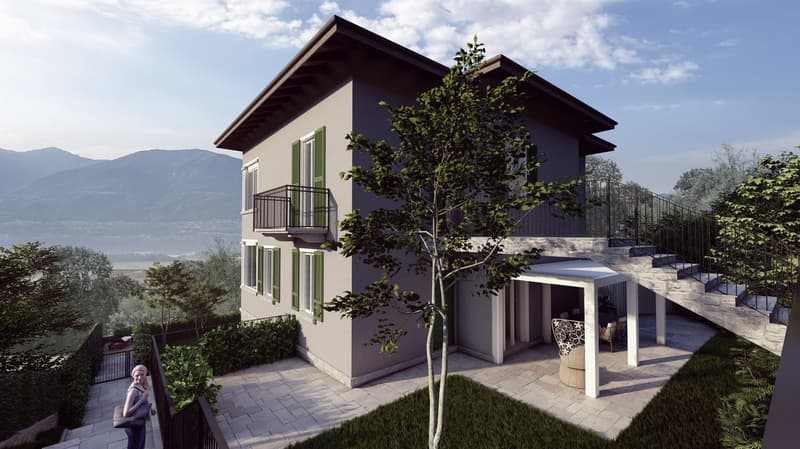 RESIDENZA SECONDARIA - Appartamento con terrazza di 3.5 locali con vista panoramica a Locarno (7)