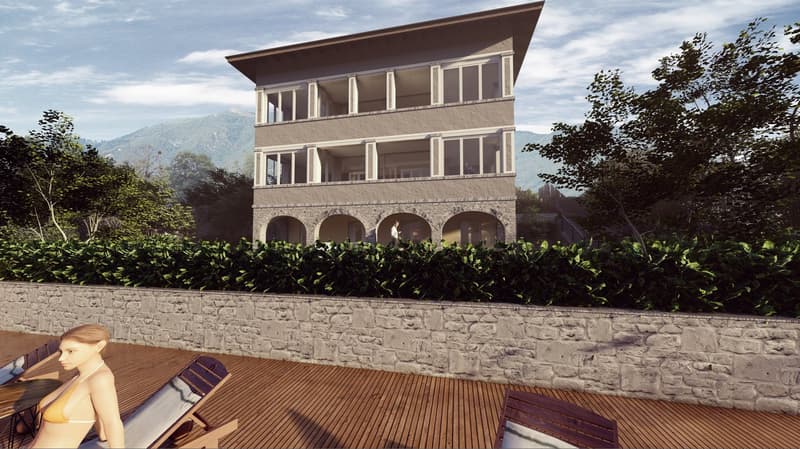 RESIDENZA SECONDARIA - Appartamento con terrazza di 3.5 locali con vista panoramica a Locarno (6)