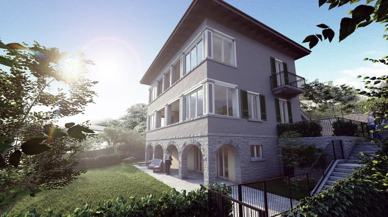 RESIDENZA SECONDARIA - Appartamento con terrazza di 3.5 locali con vista panoramica a Locarno (1)