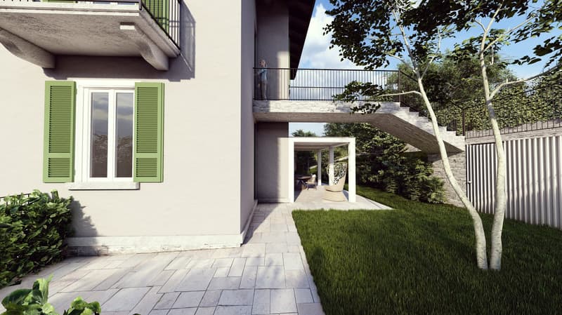 RESIDENZA SECONDARIA - Appartamento con terrazza di 3.5 locali con vista panoramica a Locarno (13)
