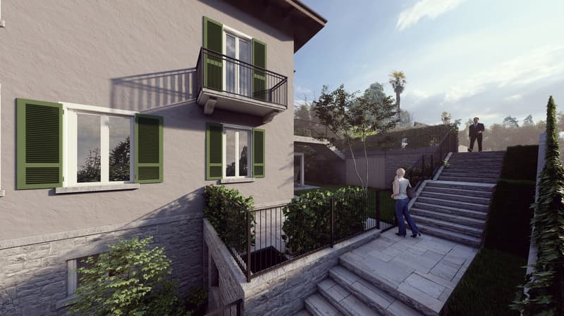 RESIDENZA SECONDARIA - Appartamento con terrazza di 3.5 locali con vista panoramica a Locarno (2)