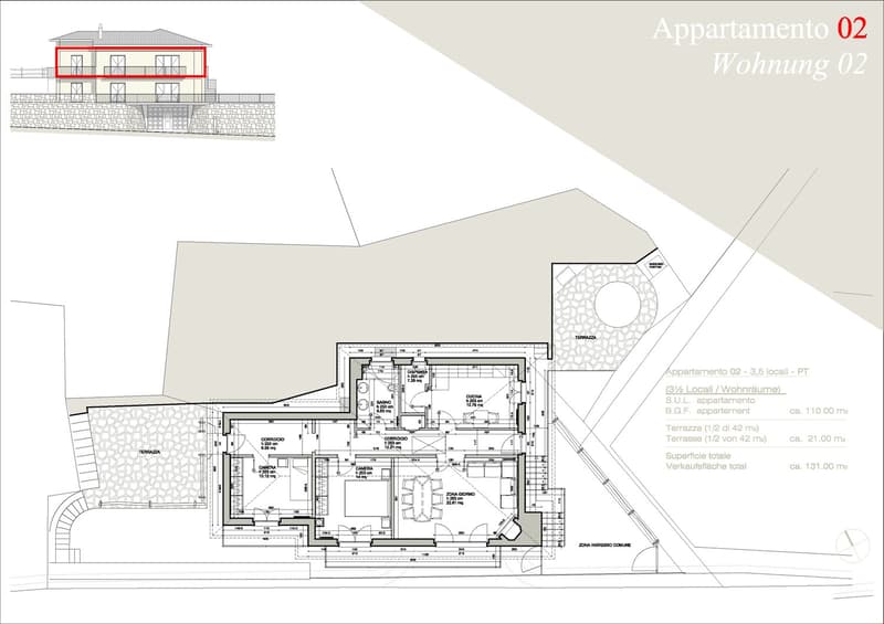 Appartamento con terrazza di 4.5 locali a Intragna – Vista panoramica e charme ticinese (13)