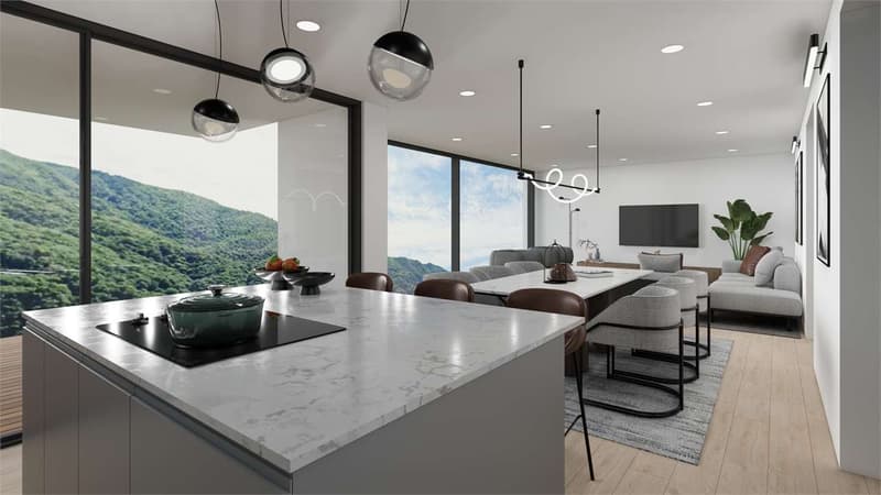 Lugaggia - Exklusives 4.5-Zimmer-Dachgeschoss mit großer Terrasse (3)