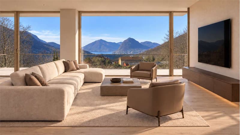 Attico esclusivo di 4.5 locali con ampia terrazza e vista lago (1)